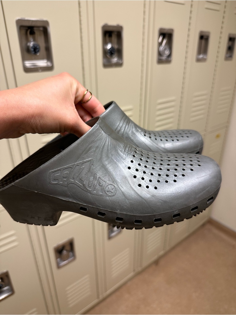 Gray EZKUP Slip-On Clogs for Women